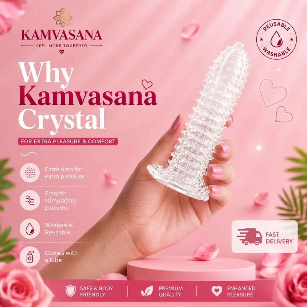 Crystal Dotted Reusable Condom