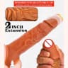 7 Inch Instant Size Increase Dragon Condom | Indian Skin Color | Best Silicon Material | Double Hole